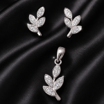 Set Silver Leaf Luxury