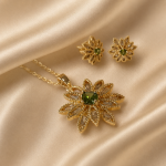 Set Flor Imperial Dorada